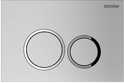 Grossman Инсталляция для подвесного унитаза Galaxy 97.01.110 с клавишей смыва хром матовый – фотография-9